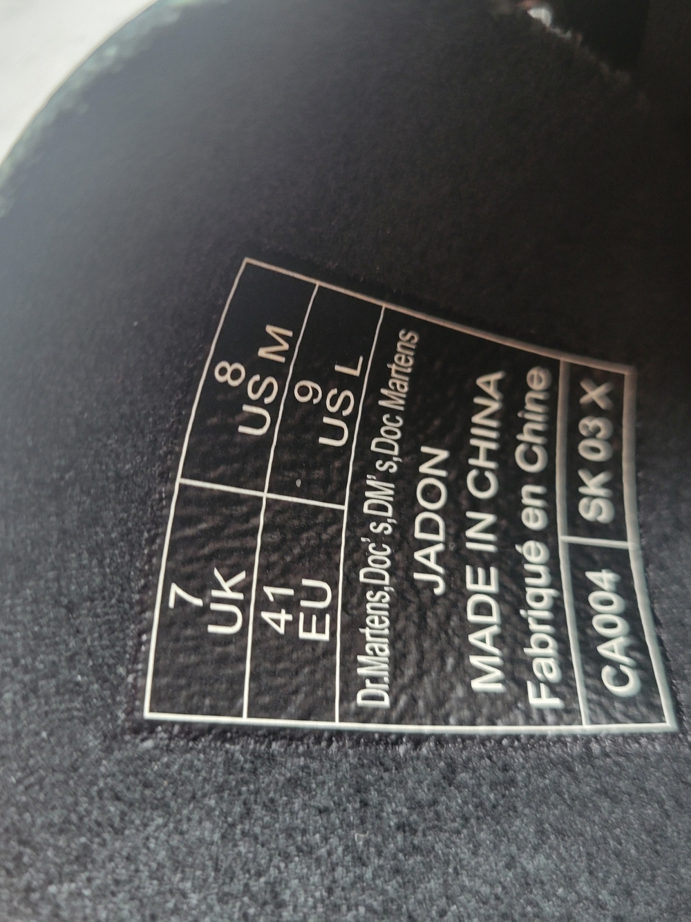 Black Dr. Martens Platform Boots - Picture 7 of 8